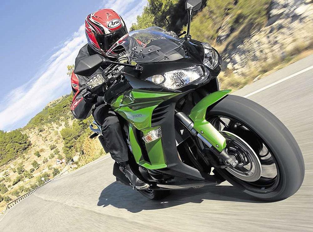 Kawasaki z1000 посадка