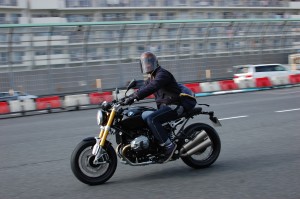Kaichiroh Kurosu enjoying the ride on the nineT