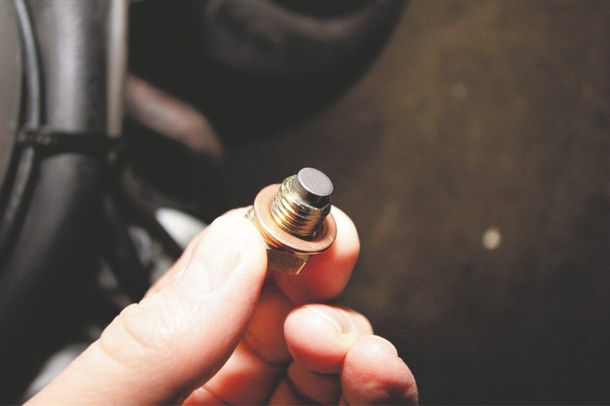 motorcycle oil change