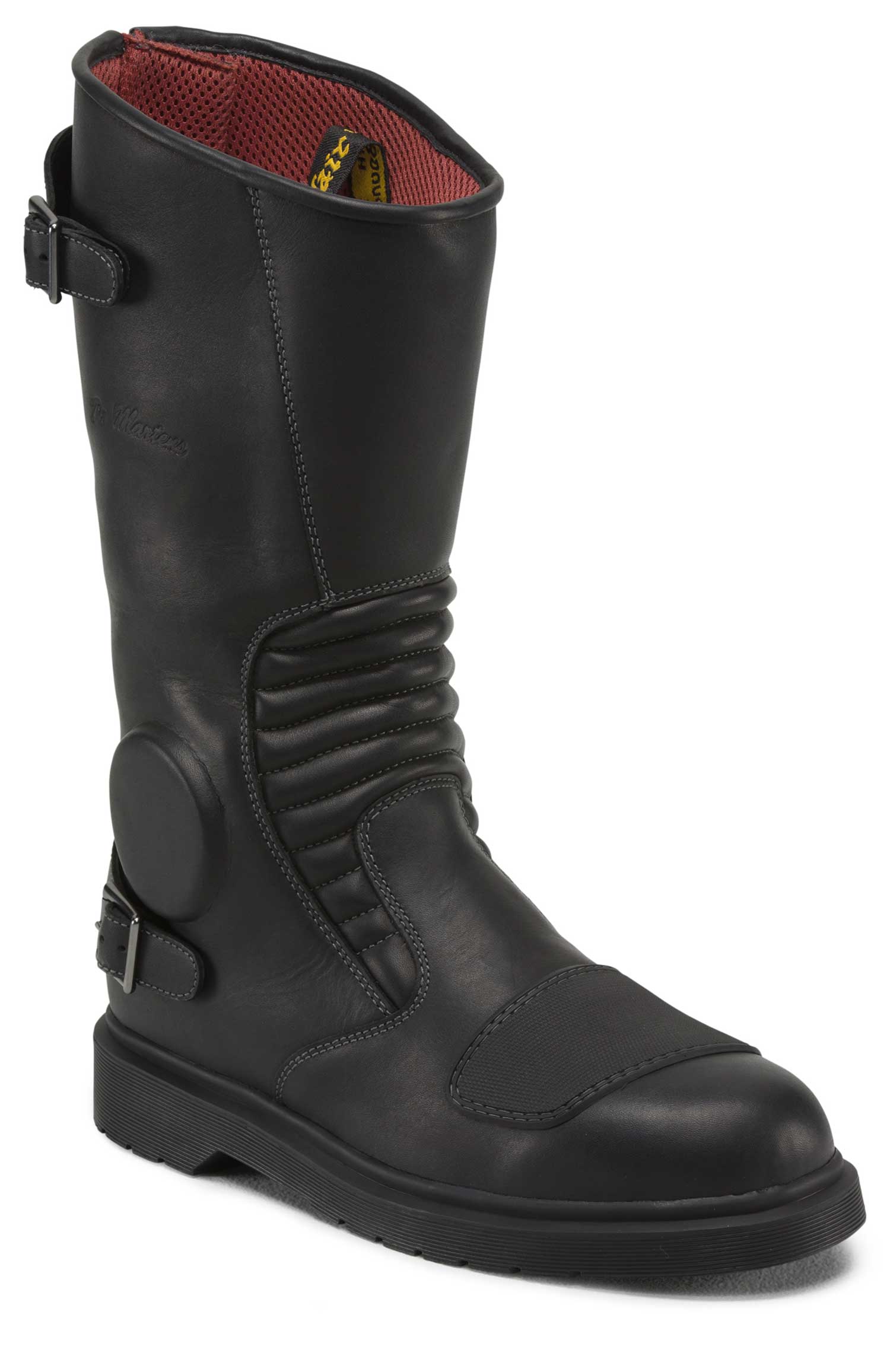 DR MARTEN GARRICK CLASSIC MOTORCYCLE LEATHER BOOTS D30 ARMOUR UK 9