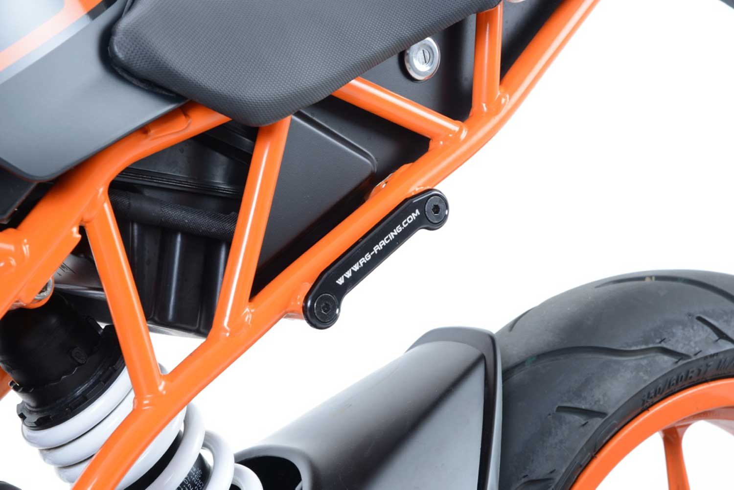 Complete KTM RC125 crash protection from R&G MoreBikes