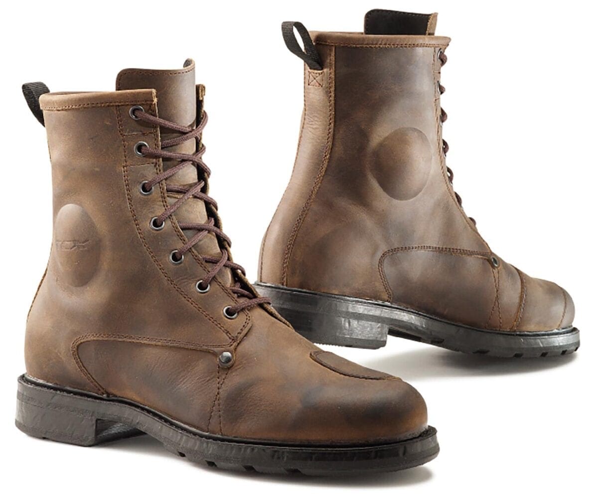 Retro style motorcycle boots from TCX MoreBikes