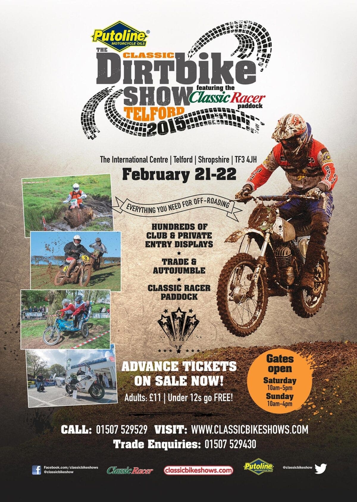 Don't miss the Putoline Classic Dirt Bike Show MoreBikes