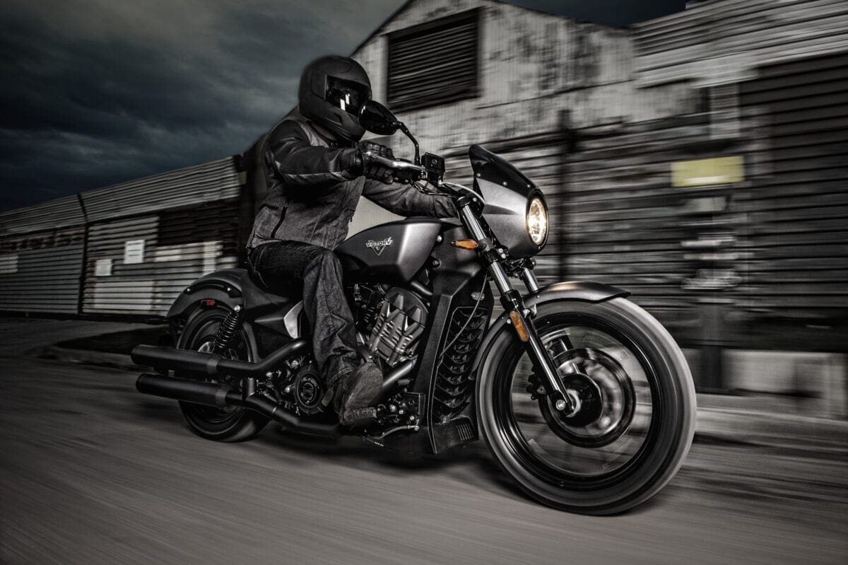 Victory s new 1200cc Octane revealed most powerful production Victory bike ever MoreBikes