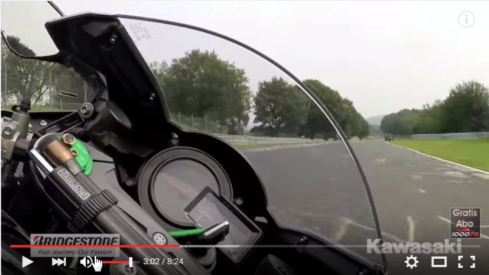 beløb Lægge sammen kølig VIDEO: Kawasaki H2 caning it around the Nurburgring | MoreBikes