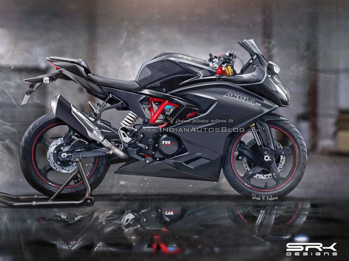 Tweaked image of BMW TVS sportster 300 appears MoreBikes