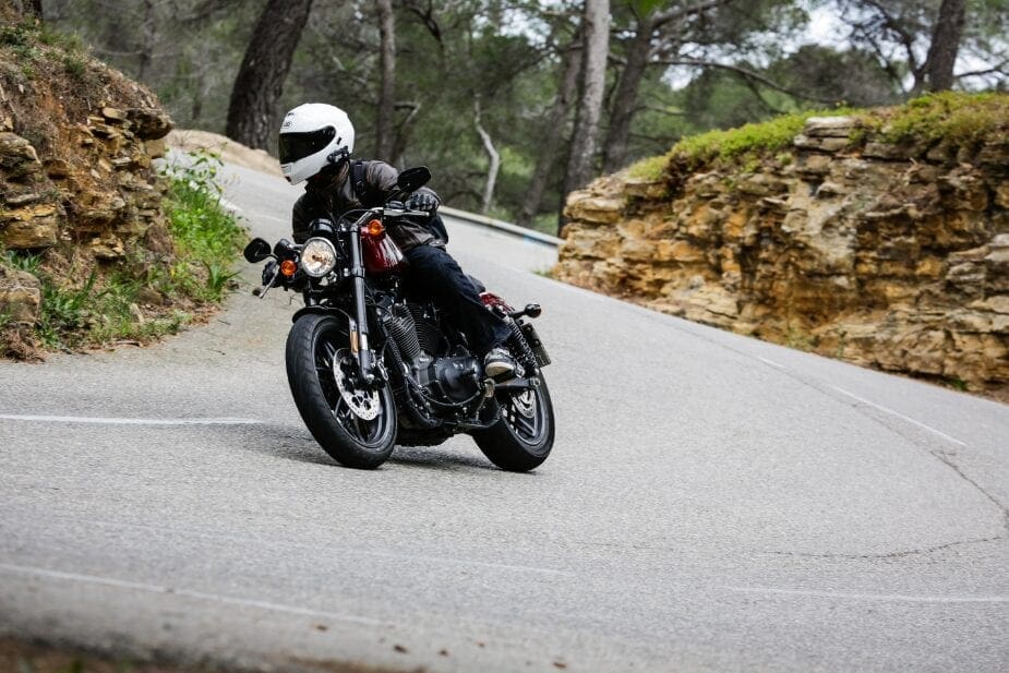 Harley-Davidson Roadster - left turn