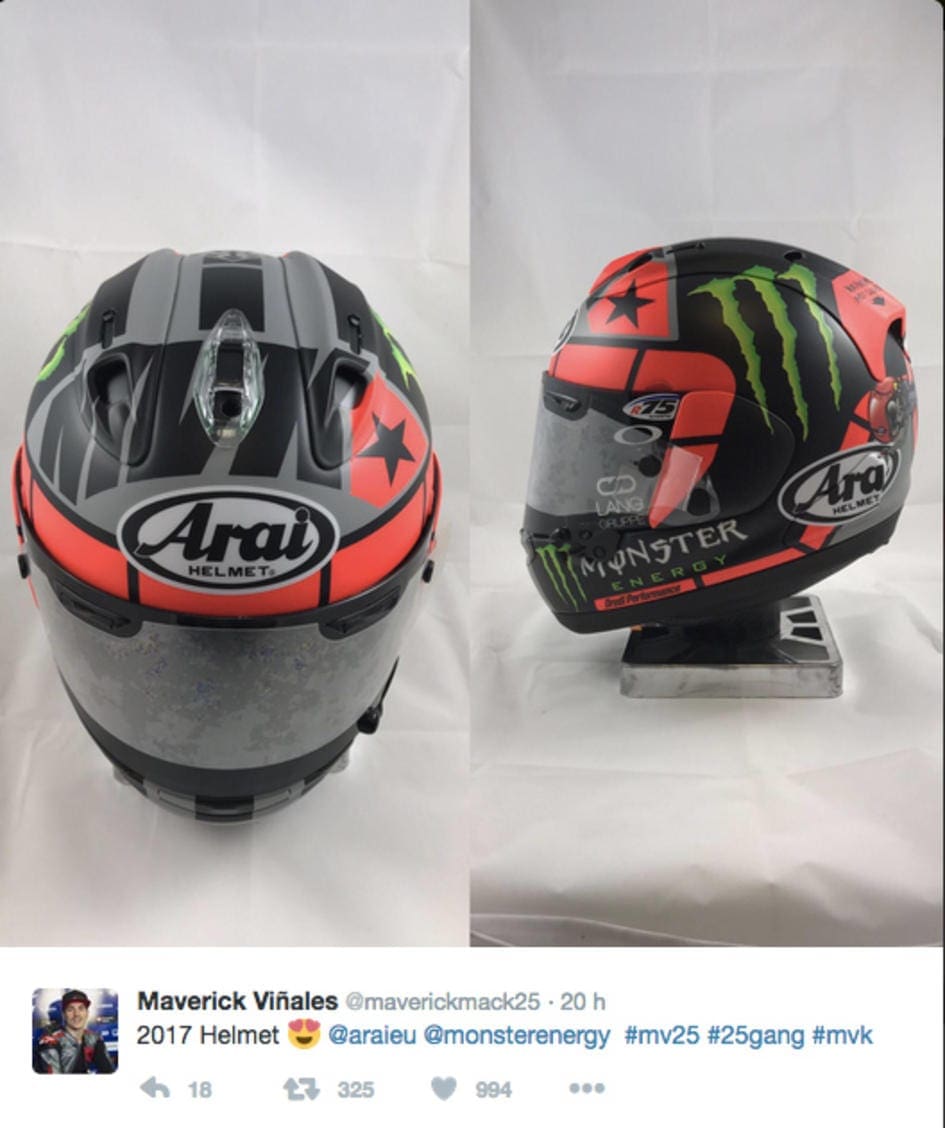 Helm hotsell arai vinales