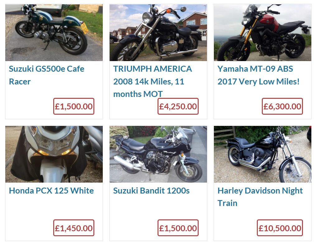 Biker buy outlet and sell
