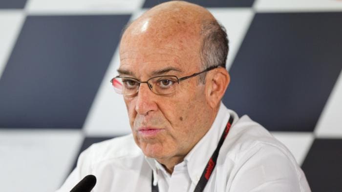 Carmelo Ezpeleta, Dorna boss and issuer of statements about the 2020 MotoGP season.