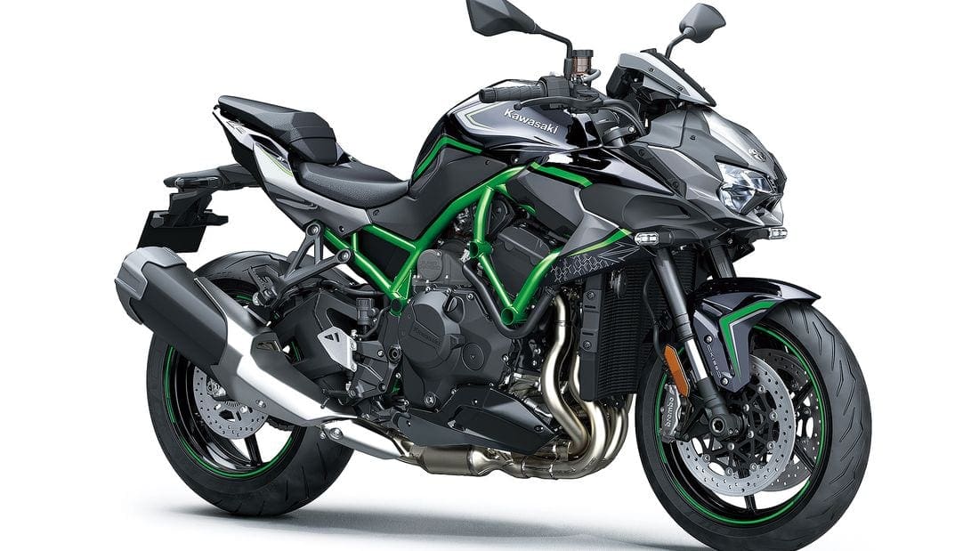 The 2020 Z H2 motorcycle from Kawasaki has been unveiled at the Tokyo Motor Show.