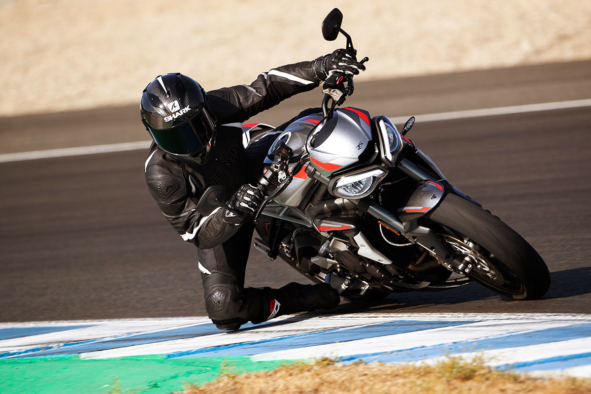 This could be you. Riding the Triumph Street Triple RS that you secured last November after that local dealer launch you went to. What a motorcycle you have! Etc…