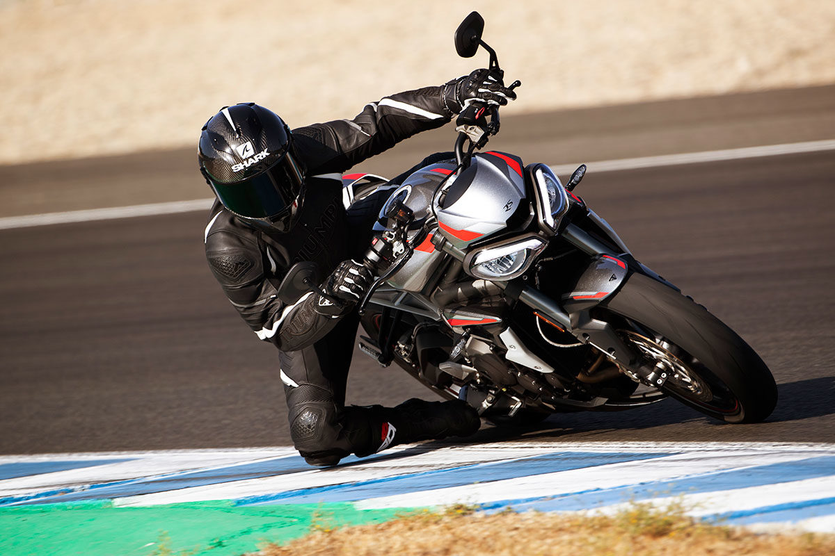 This could be you. Riding the Triumph Street Triple RS that you secured last November after that local dealer launch you went to. What a motorcycle you have! Etc…