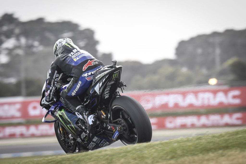 Maverick Vinales was fastest in Australian at the MotoGP motorcycle round, by nearly half a second!