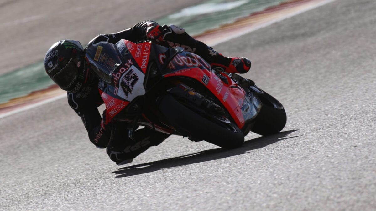 Scott Redding was fastest on day two of testing at Aragon.