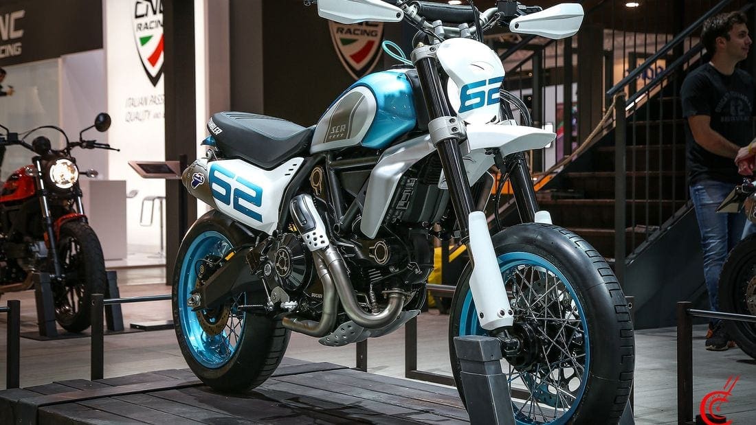 Ducati Scrambler Motard 800 concept. Revealed at EICMA 2019.