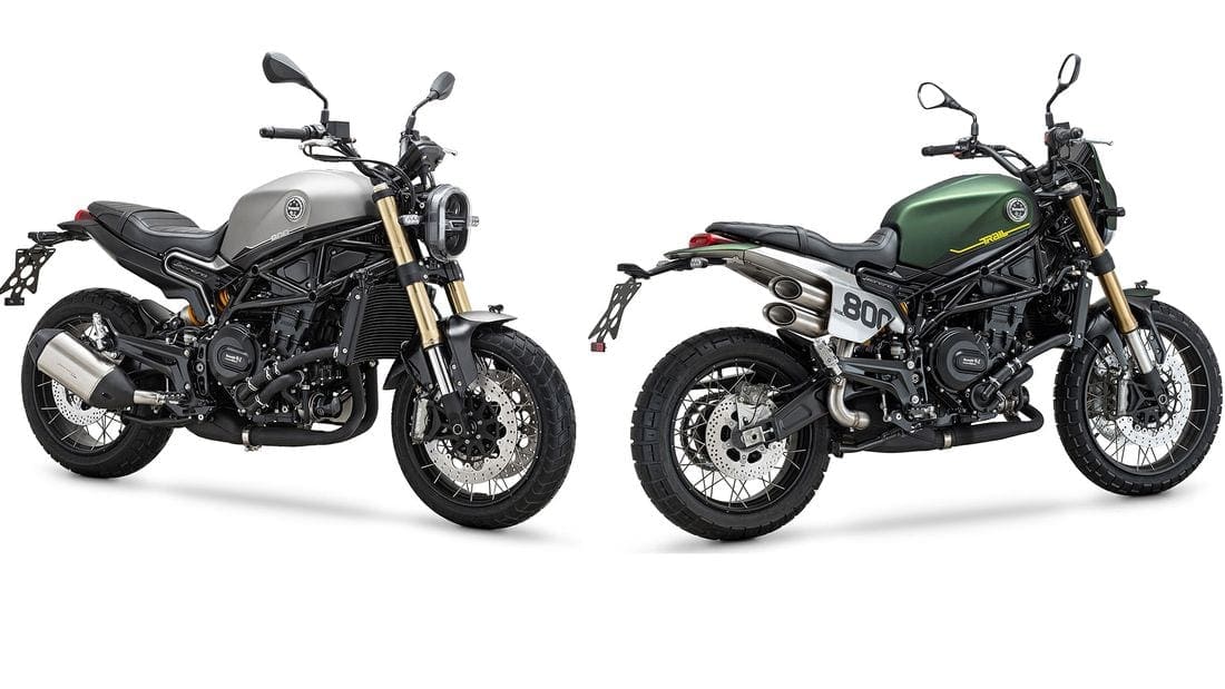 Benelli's new Leoncino 800 motorcycle. 