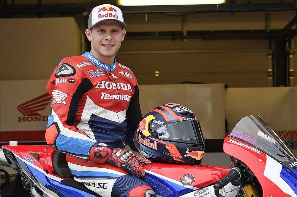 Bradl says that the bike is good on the Pirellis initially and then grip 'changes dramatically'.