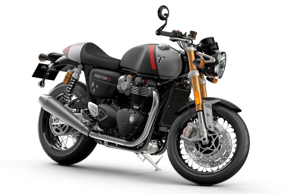 Pretty and kick-ass. These Thruxton RS motorcycles won't be around for long. Get building lots of them, Triumph. 