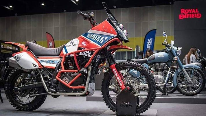 This is the Dakar-styled RE prototype that was shown at Eicma in Milan. If the new 650 or 250 versions of the enduro motorcycles look like this, they'll be hot stuff. 