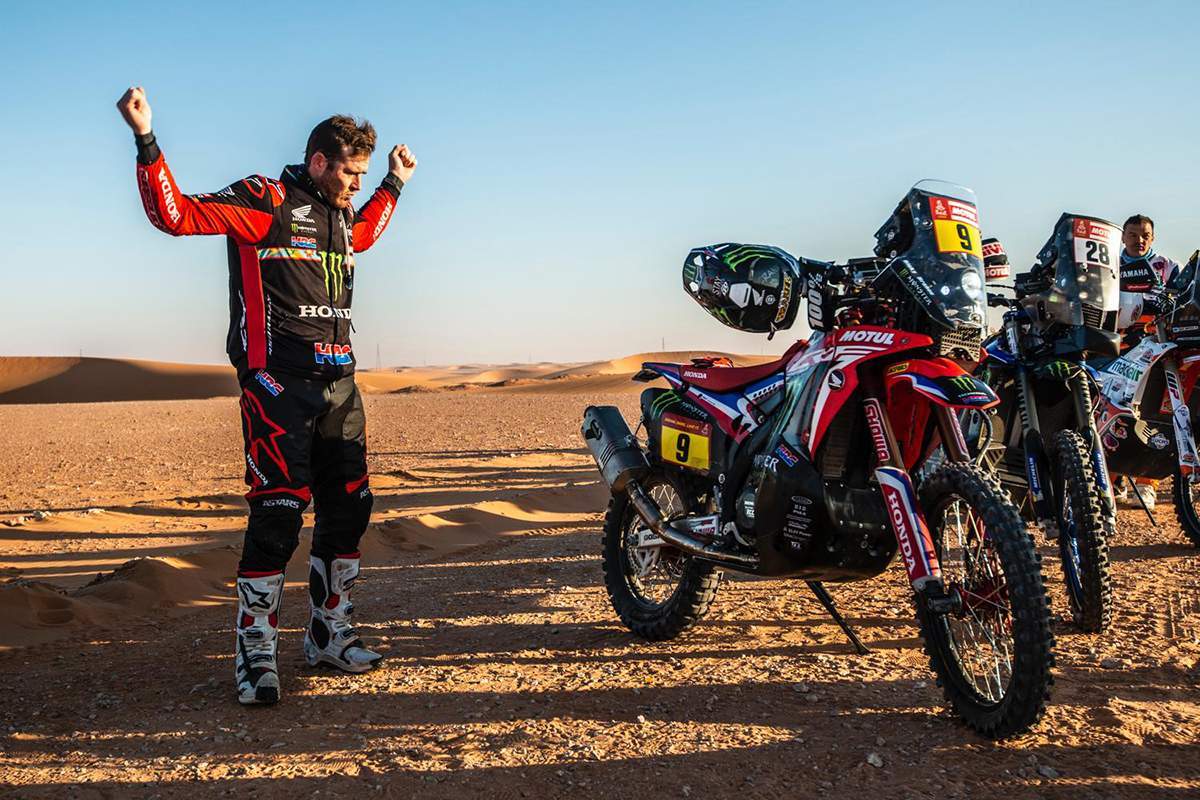 Honda WINS the Dakar Rally for the first time since 1989 with Ricky Brabec ending KTM’s 18 year winning streak.