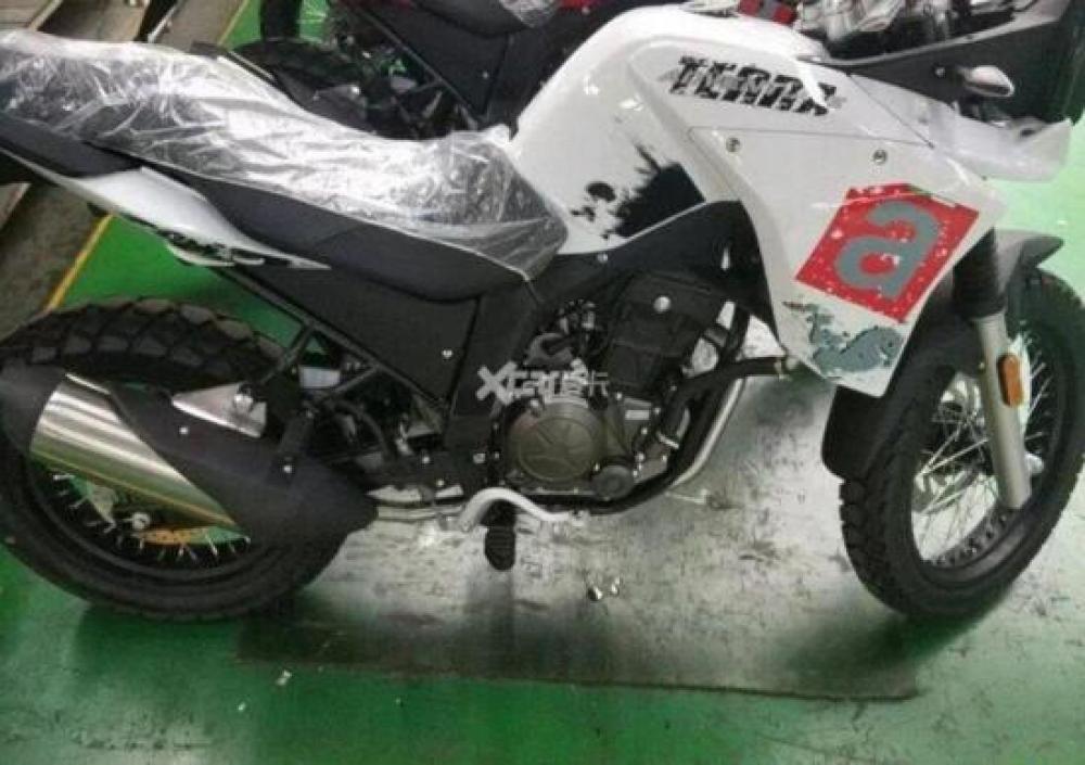 LEAKED: Spy shot of Aprilia’s new mini-adventurer. The Terra 250.