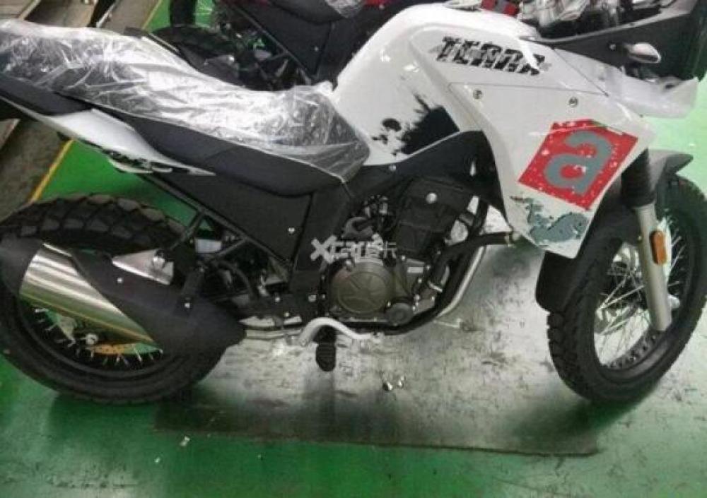 LEAKED: Spy shot of Aprilia’s new mini-adventurer. The Terra 250. 