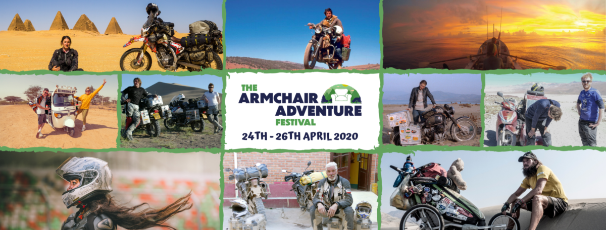 THIS WEEKEND: The Armchair Adventure Festival. Stay safe. Get inspired.  