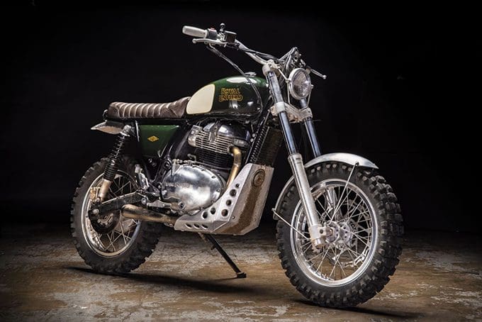 RUMOURED Royal Enfield's working on a 650cc scrambler