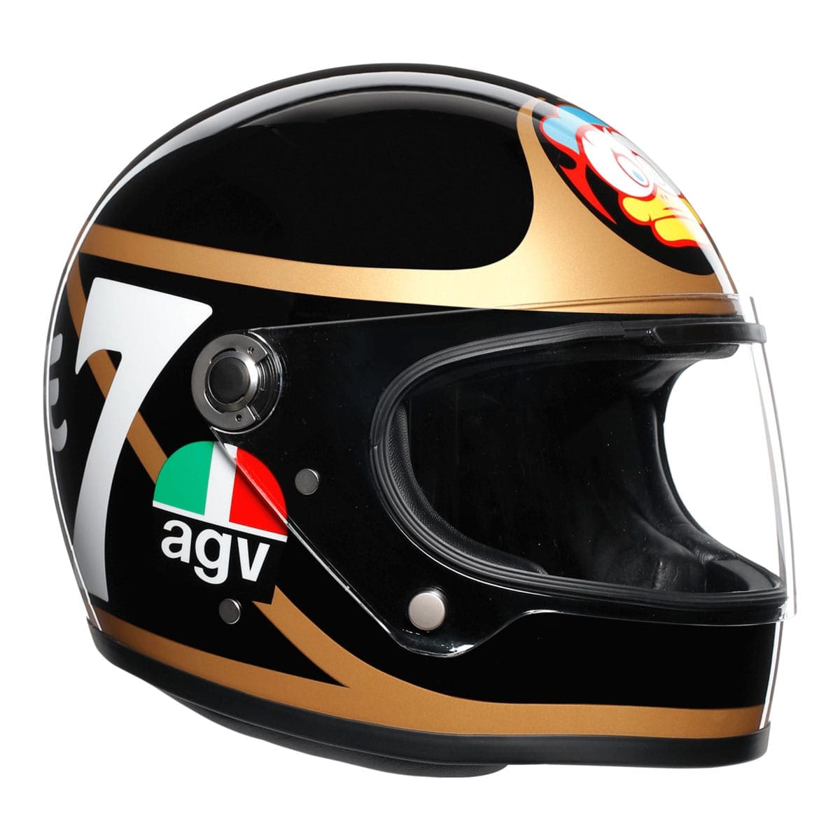 agv helmet uk X3000 Retro Full Face AGV K6-S Timewarp Motorcycle Helmet: