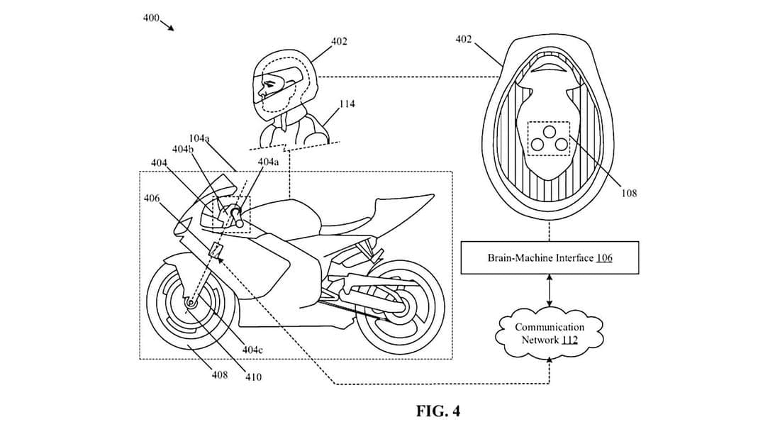 PATENT: Honda’s filed designs for a SMART motorcycle that reads your mind