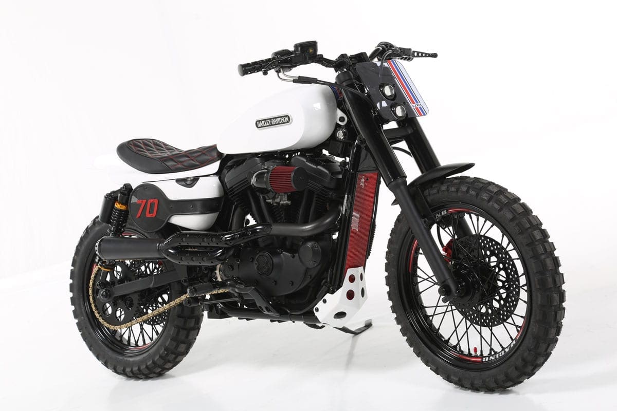 Seventy Harley-Davidson custom