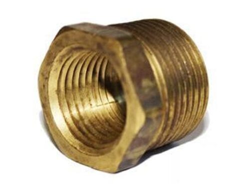 Spark Plug Thread Adaptors Brass 3/4″ Pipe down to 1/2″ Pipe
