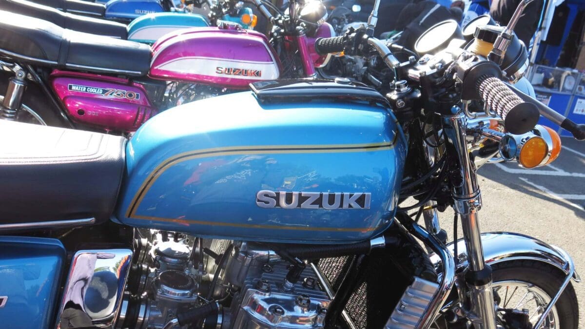 Classic Suzuki Sunday GT750 line-up