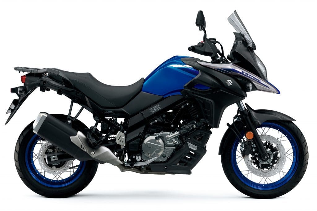 Suzuki DL 650 VStrom in blue