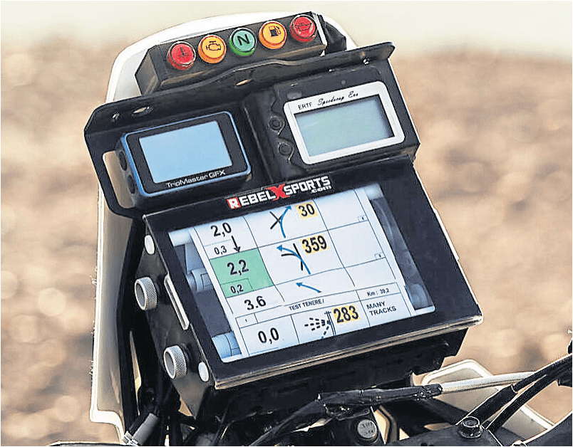 Yamaha Tenere 700 Raid dash