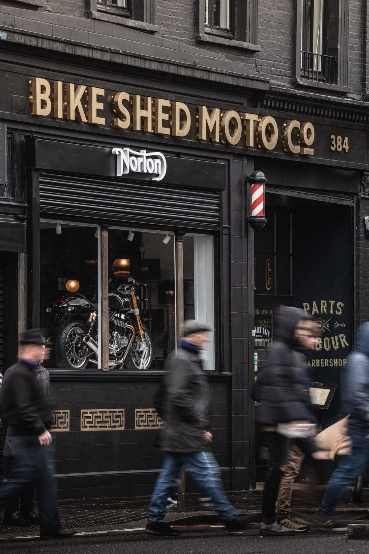 Norton at Bike Shed