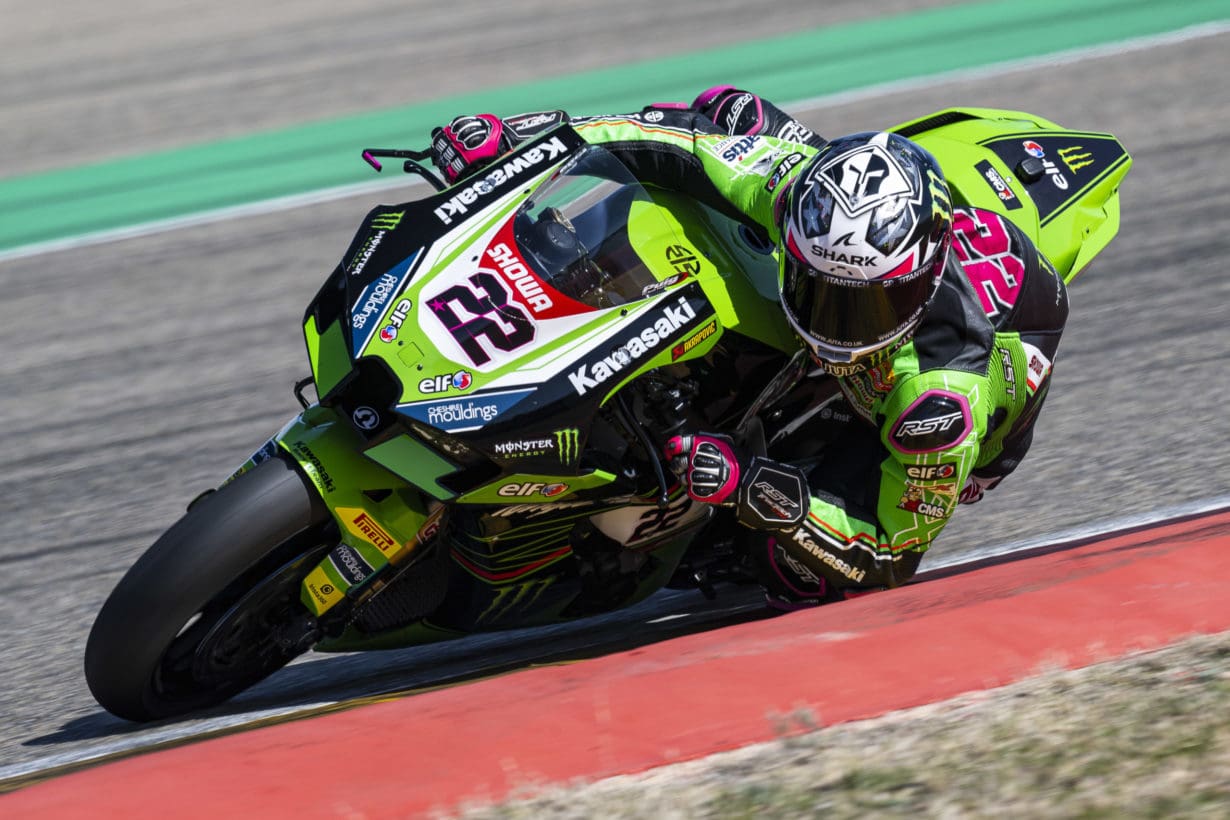 2023 FIM Superbike World Championship, Test, Motorland Aragon, Alcaniz, Spain, March 22-23, 2023, Alex Lowes (GBR), Kawasaki Racing Team