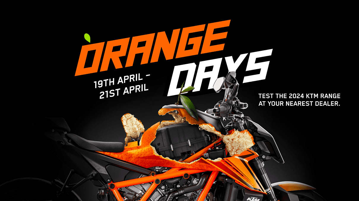 Test ride KTM s 2024 range as Orange Days return MoreBikes