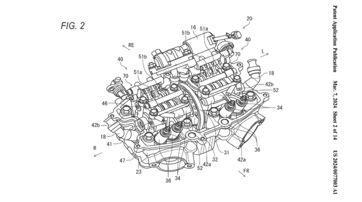 Suzuki Valve control patent